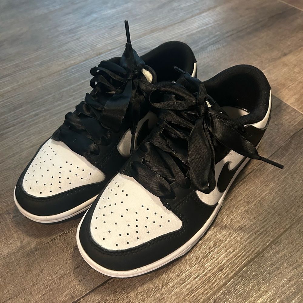 Black and White Nike Sneakers